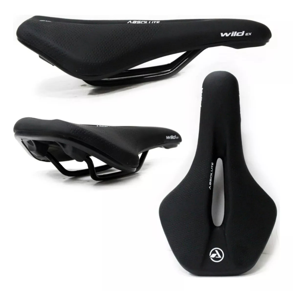 Selim Banco Bike Absolute Wild Ex Vazado 155mm Speed Mtb em Oferta na Shopee