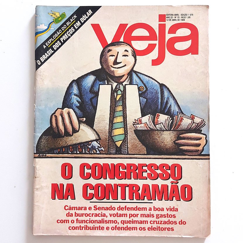 Revista Veja Ed1075 12/04/1989 O Congresso Na Contramão
