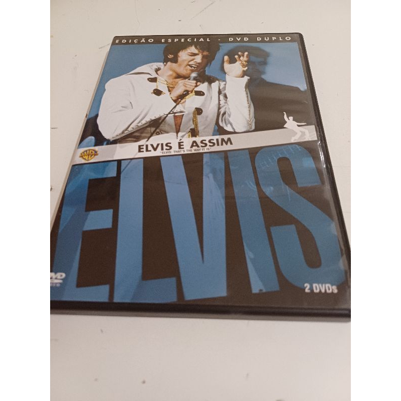 DVD ELVIS É ASSIM DVD DUPLO ZERADOS USADOS