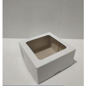 30 unid Caixa Visor  8x8x4 Lembrancinhas, Doces, Sabonetes Branca em Oferta na Shopee