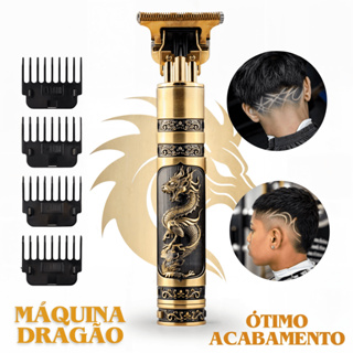 máquina de cortar cabelo e Aparar Pelos Corpo Perna Sem Fio Profissional em Oferta na Shopee