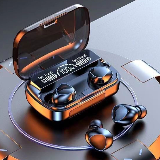 Imagem M10 Fone De Ouvido bluetooth 5.1 Com display Led Tws Touch Redução De Ruído À Prova D'água Sem Fio