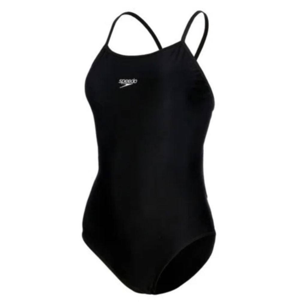 Maiô de Natação Speedo Skinny de Alça Lycra Xtralife Costas Abertas Resistente Adulto