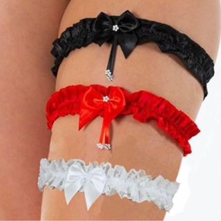 Perneira Persex Feminino Elástica De Renda Com Laço em Cetim Sensual Sexy Lingerie em Oferta na Shopee