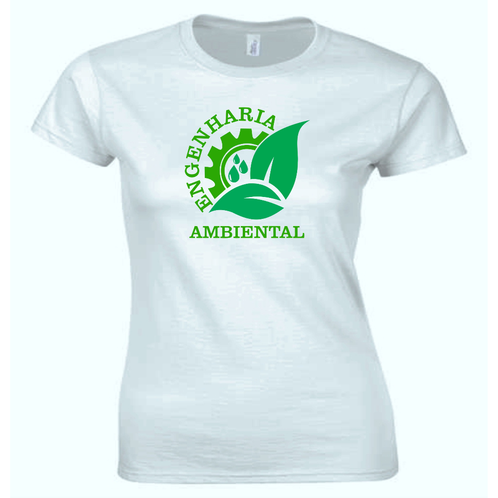 Blusa Faculdade Curso de Engenharia Ambiental Feminina 100% Algodão Estampas Exclusivas para Você se Destacar