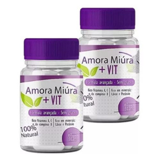 2x Amora Miúra 60 Cápsulas Original- Envio rápido em Oferta na Shopee