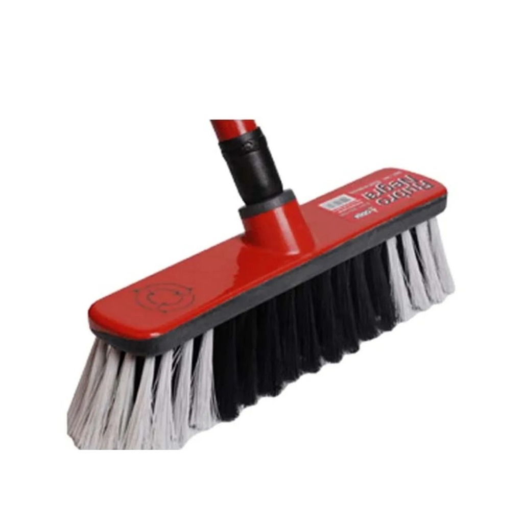 vassoura de pelo sintético  - V-max preta e branca COM CABO ou SEM CABO em Oferta na Shopee