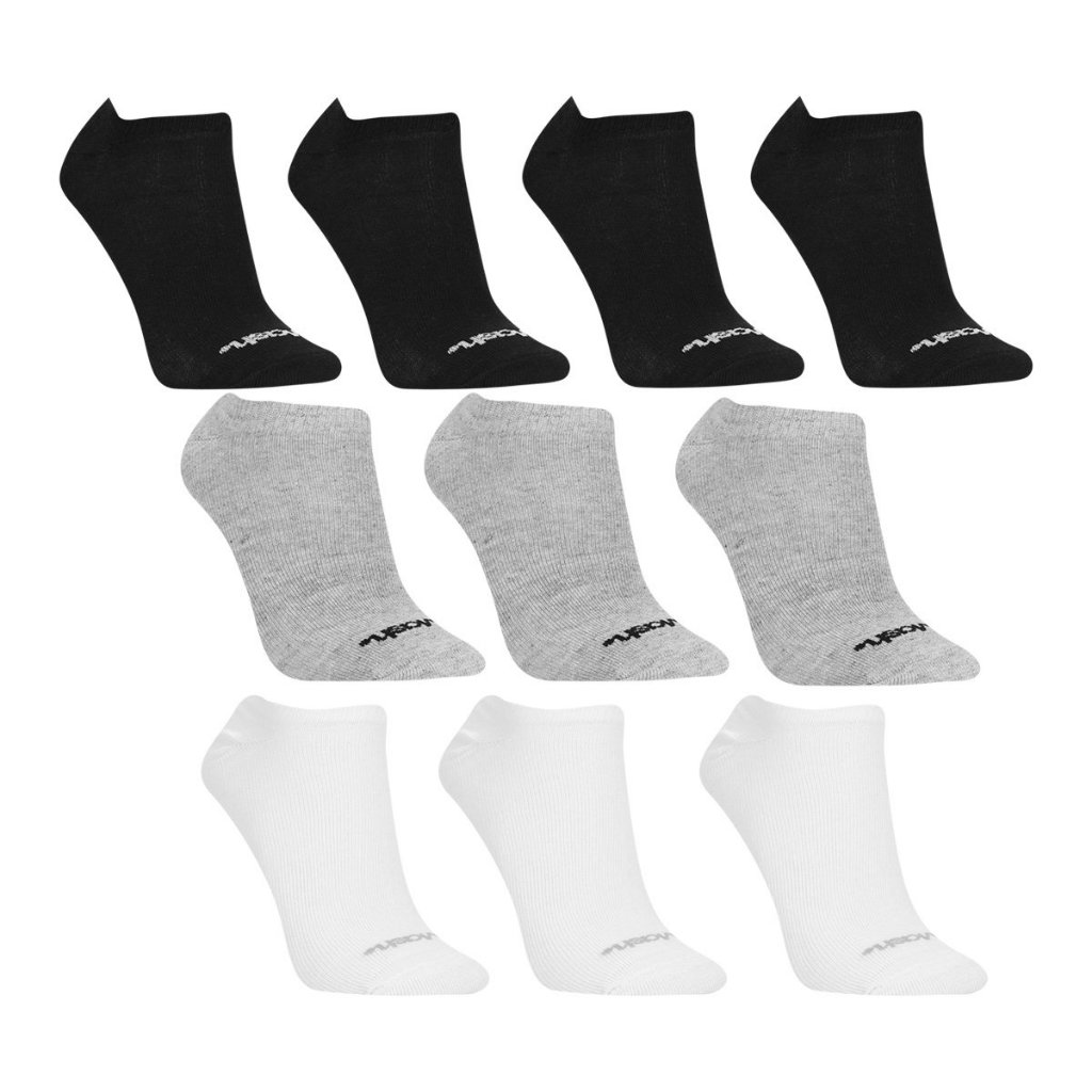 Kit Com 10 Pares De Meias Algodão Esportiva Invisível Mash