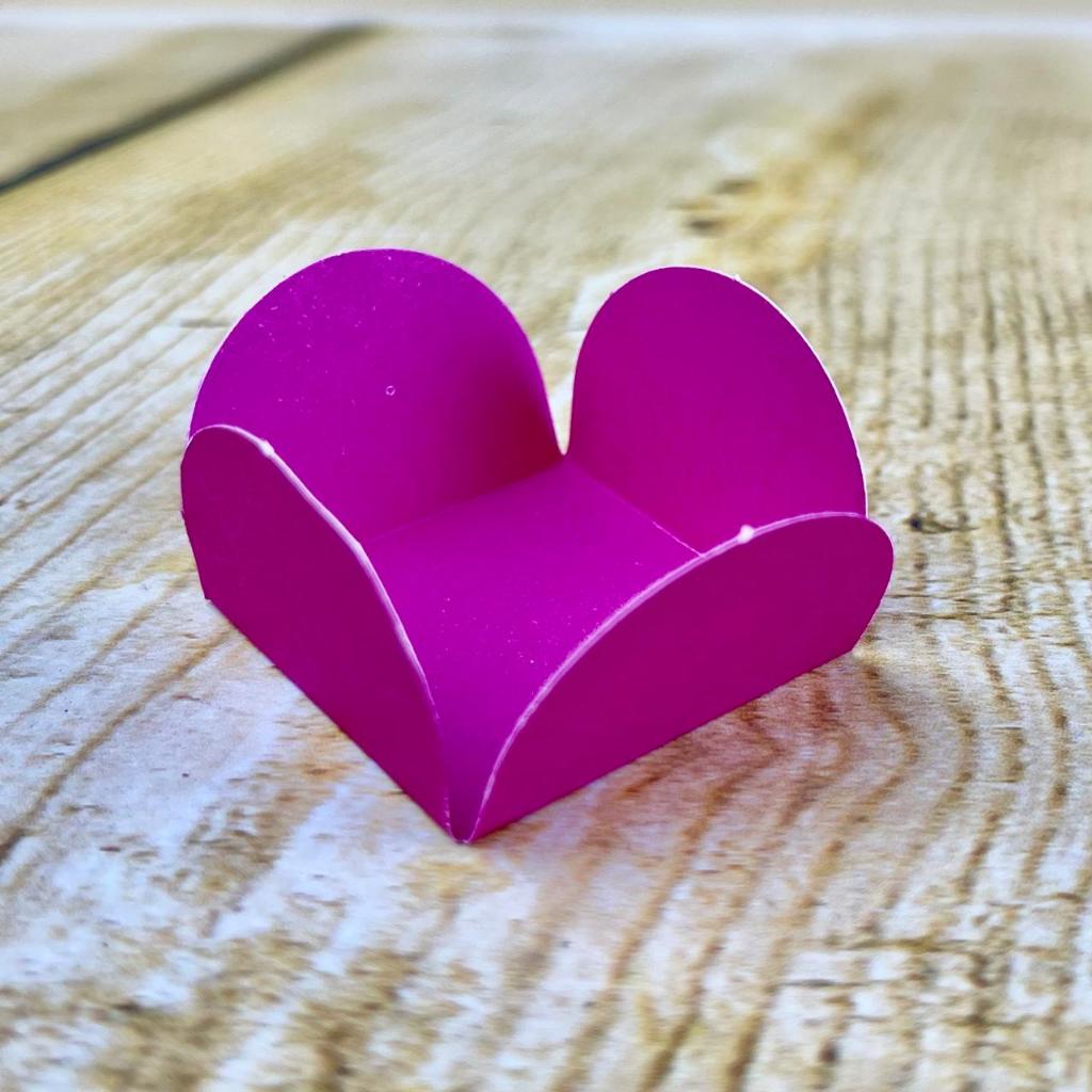 50~450 Forminhas Pink Para Doces 4 Pétalas Mini 3X3X2 Cm 70.10  (Nc Toys MINI ) - Home & Living
