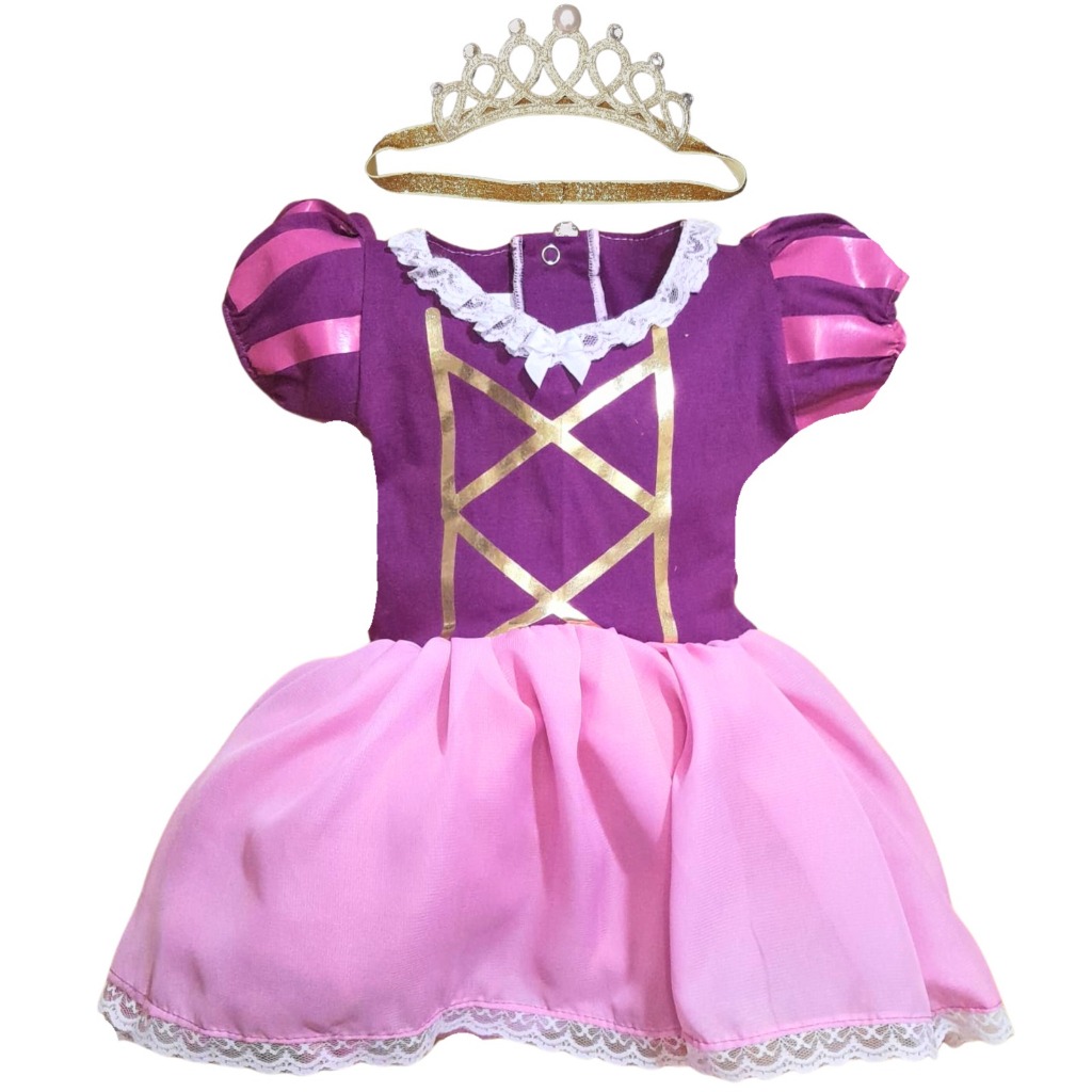 Fantasia Rapunzel em Oferta | Shopee Brasil 2024