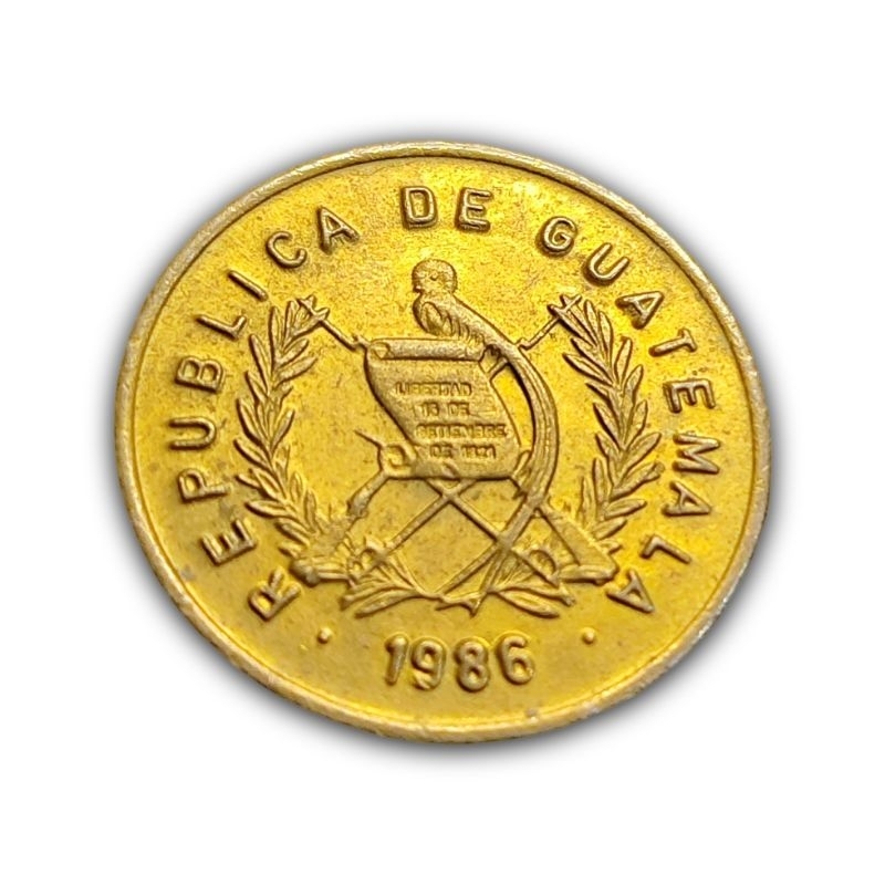 Moeda 1 Centavo 1986 Guatemala