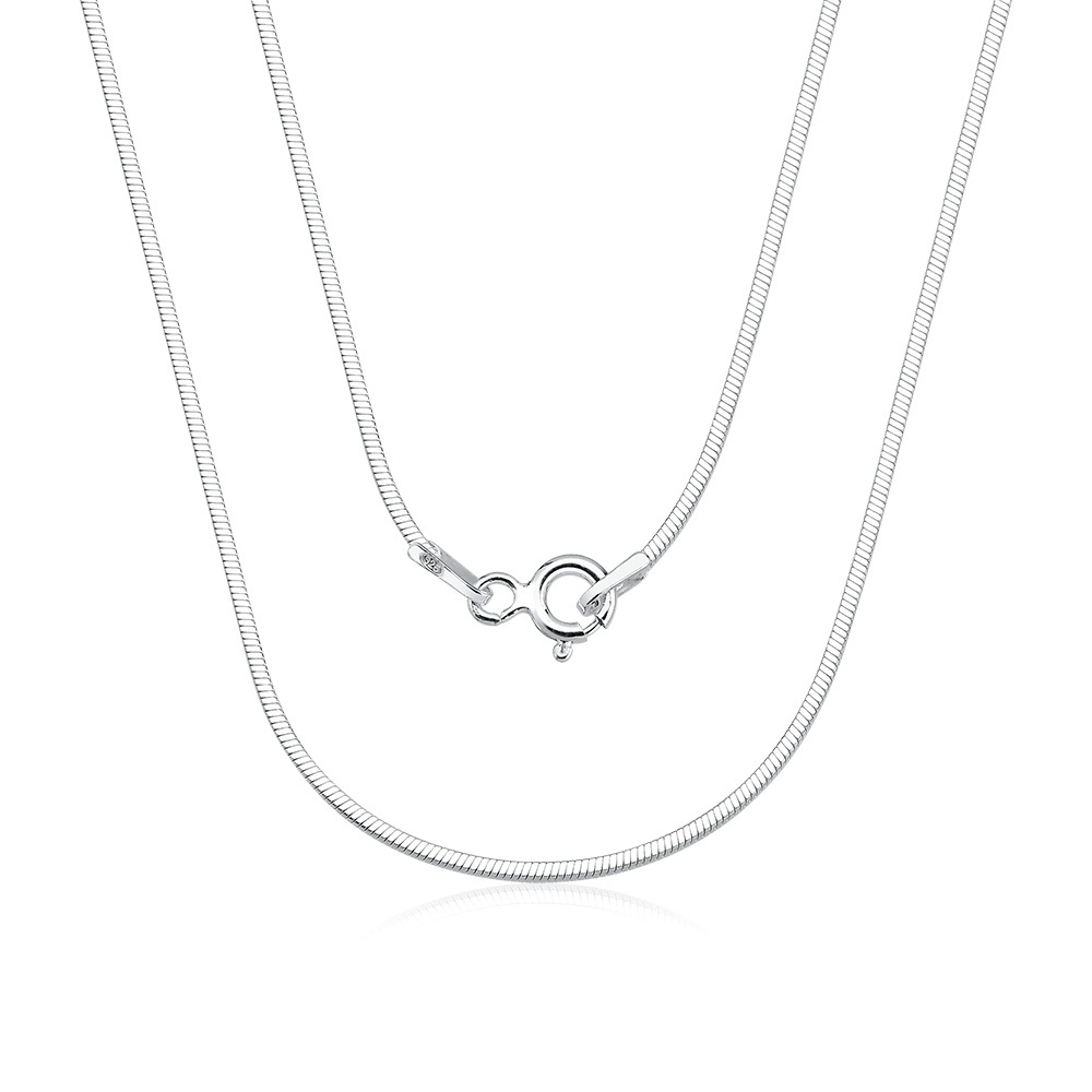 Colar Feminino de prata 925 Rabo de Rato fina laminada em Oferta na Shopee