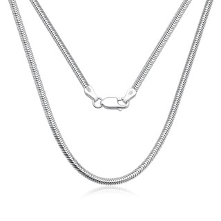 Colar Feminino de Prata 925 Rabo de Rato Lacraia 40cm 3mm em Oferta na Shopee