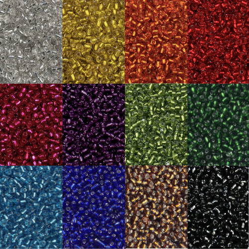 Kit com 920 Peças Miçangas Miolo 4 Pacotes Miçanga Vidro Amizade Pulseira Guia Rock 5