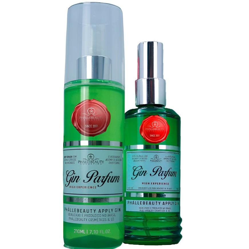 Kit Deo Colonia Gin Parfum + Body Splash Gin Parfum PhalleBeauty em Oferta na Shopee