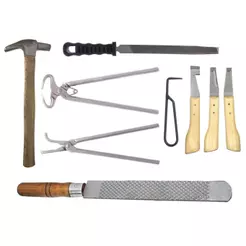 Kit Para Ferrar Casqueamento Profissional Equinos Muares