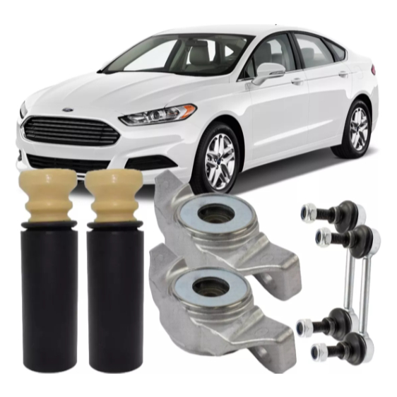 Kit Coxim Batente E Bieleta Traseiro Fusion 2016 2017 2018