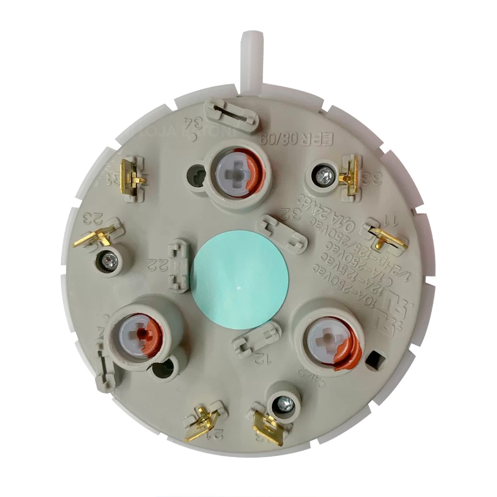Pressostato Controlador Nível Água Para Lavadora Brastemp 9kg Bwl09b Bwb09a