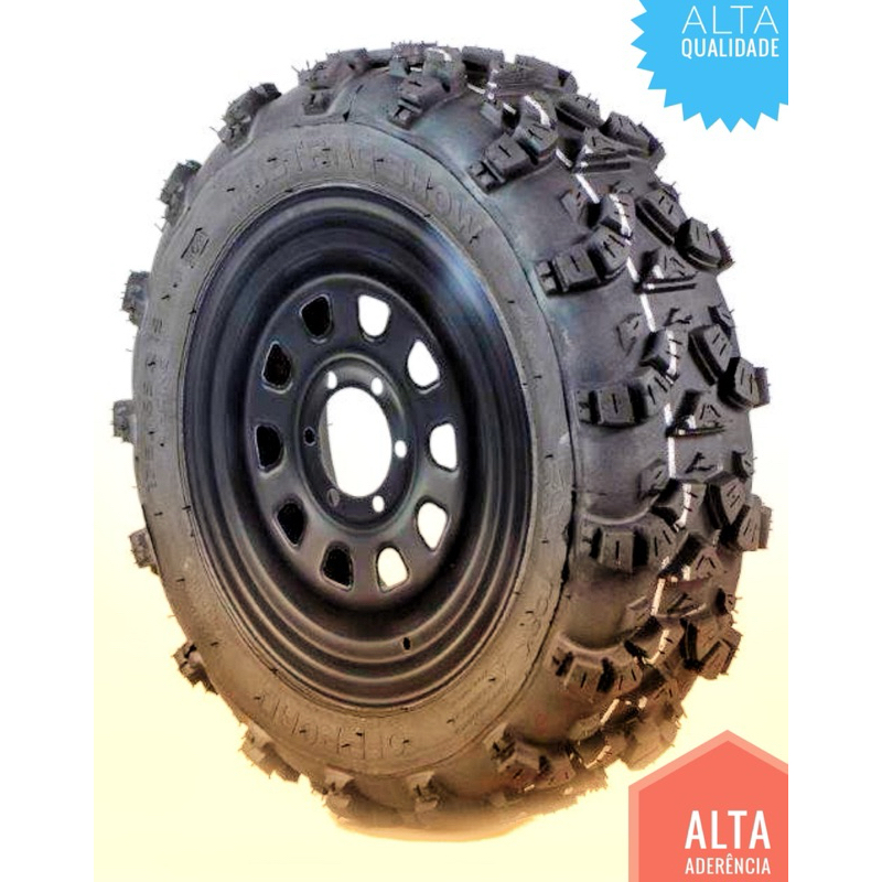 Pneu 185/65 R 14 Malibu, Kart Cross, Gaiola, Off Road, Utv 185/65-14 Aro 14 Trilha