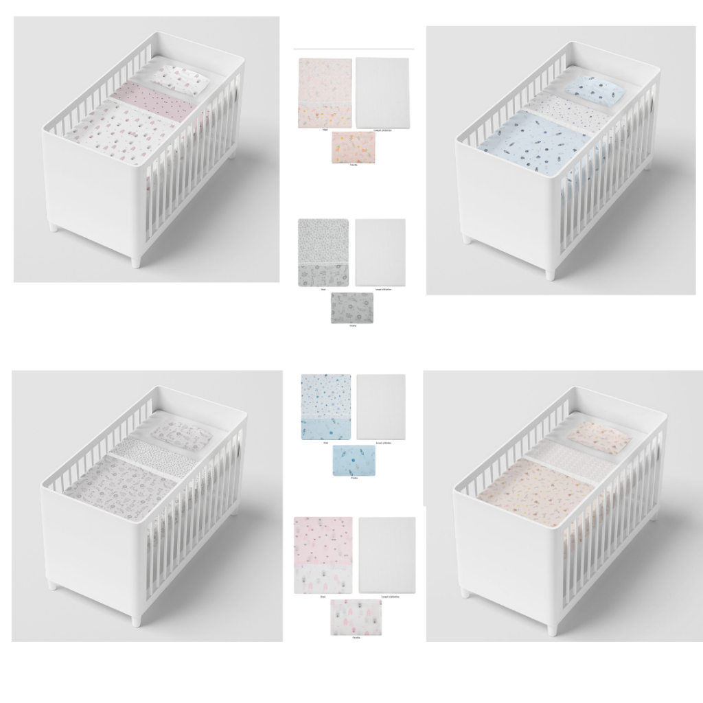 LENÇOL DE BERÇO TAMANHO AMERICANO ESTAMPADO-JOGO DE LENÇOL-KIT C/03 PEÇAS- LENÇOL-VIROL-FRONHA PAPI em Oferta na Shopee