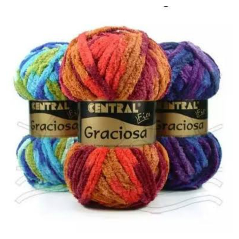 KIT lã graciosa 100g ponta de estoque
