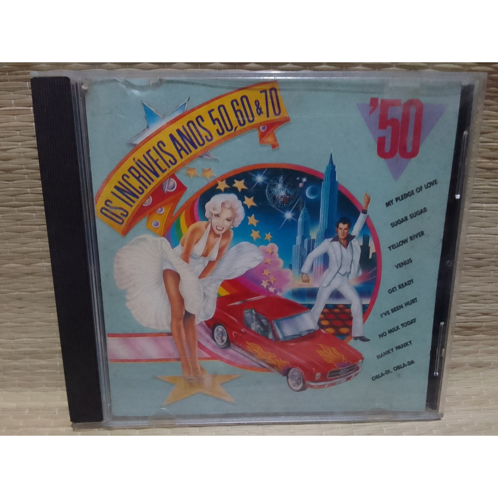 CD Os Incríveis Anos 50, 60 & 70 - Crazy Eddie And The Mastermixers  '50 (Anos 50)