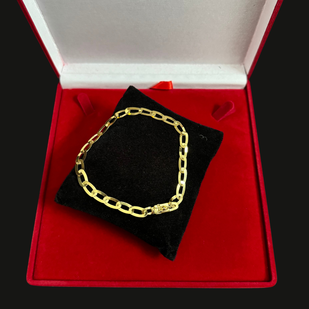 Pulseira Masculina De Moeda Antiga Laminada Cartie Original 18k em Oferta na Shopee