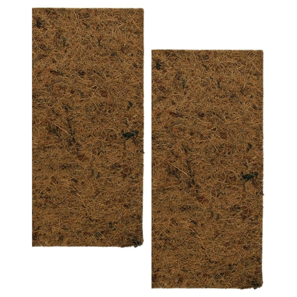2 Placa Painel De Fibra De Coco Jardinagem 30x15 Plantas Natural Para Prender Orquidea Chifre de Veado Planta Trepadeira