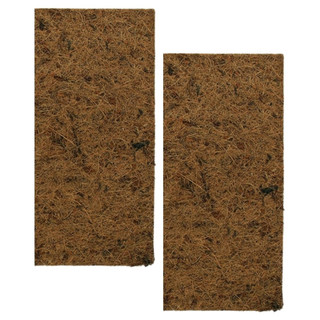 2 Placa Painel De Fibra De Coco Jardinagem 30x15 Plantas Natural Para Prender Orquidea Chifre de Veado Planta Trepadeira