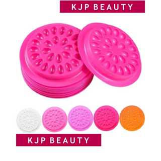 Kit 100 Suporte Disco Flor Coração Paleta para cola de Extensão de Cílios com 10 20 ou 50 unidades em Oferta na Shopee