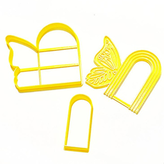 Cortadores e moldes de biscoito, pasta americana e massinha Arco Iris Borboleta em Oferta na Shopee