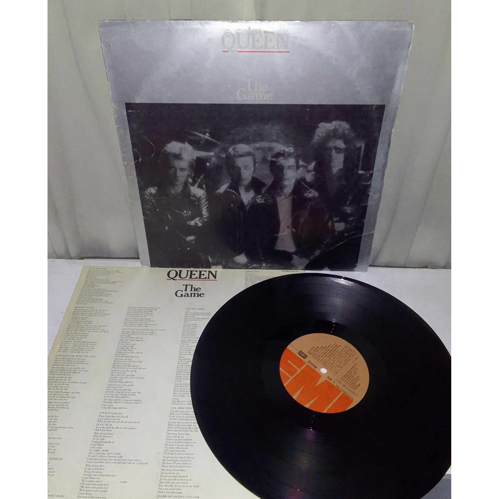 LP Queen - The Game. Importado.  ( Freddy Mercury, Brain May, The Cross, David Bowie )