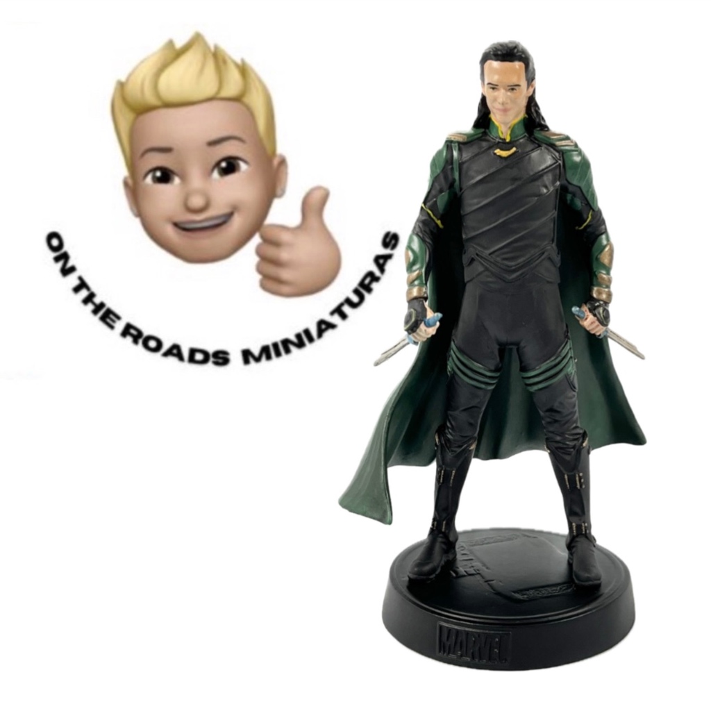 Miniatura Loki Thor Ragnarok Figuras De Cinema Edição 16 Marvel