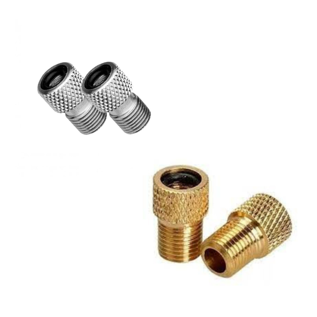 Par De Adaptador Válvula Presta Bico Ventil  Bike Bicicleta em Oferta na Shopee