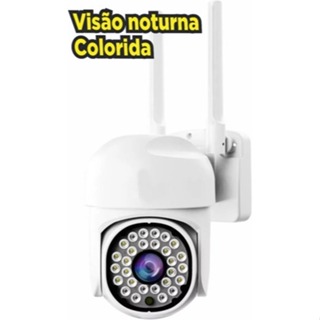 Câmera Segurança Wifi Hd IP66 a Prova D'água Com Infravermelho Alarme 28 LEDs YOOSEE e ICSEE em Oferta na Shopee