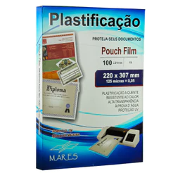 100 Folhas - Polaseal A4 Plástico Para Plastificação Pouch Film 220x307 0,05