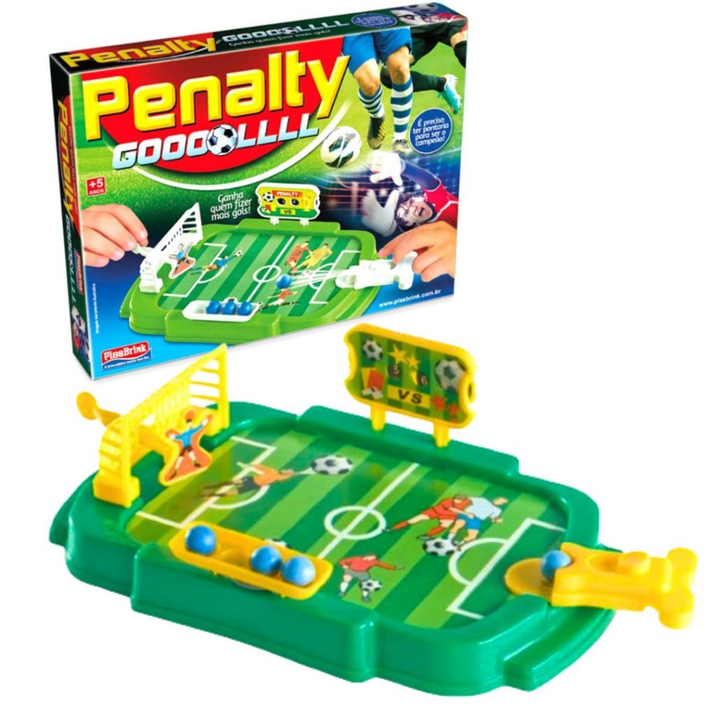 Jogo Futebol de Mesa Portátil Gol a Gol Penalty - Ganha Quem Fizer Mais Gol em Oferta na Shopee