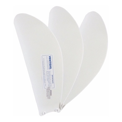 HÉLICE VENTILADOR DE TETO VENTISOL FENIX BRANCA KIT 3 PÁS