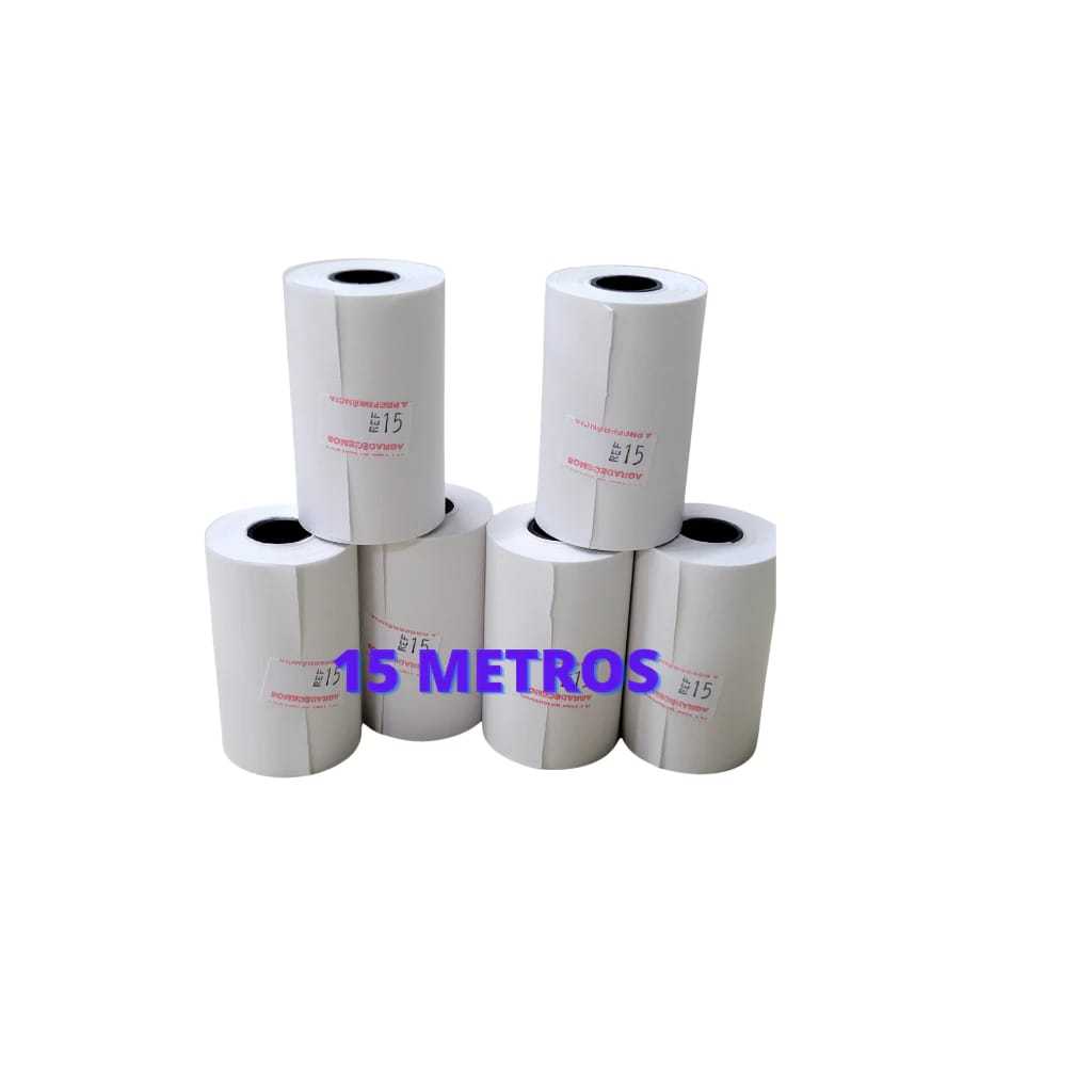 Bobina 58mm impressora termica - Bobina impressora térmica - Mini impressora - 30pçs