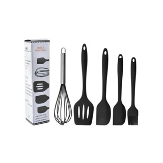 Colher Espátula Fue Espátula Pequena Pincel Kit 5 Peças Silicone cozinha utensílios de cozinha