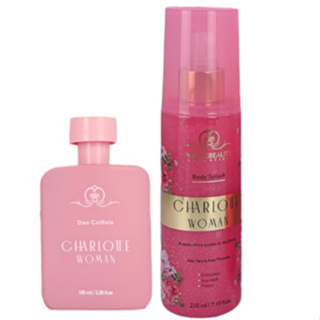 Kit Deo Colônia Charlotte + Body Splash Charlotte em Oferta na Shopee