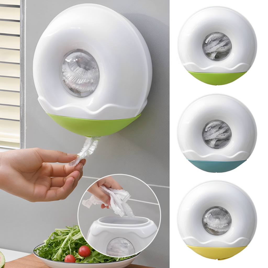 Porta Sacolas de Mercado Organizador Puxa Saco Dispenser de Plastico Formato de Donuts Com...