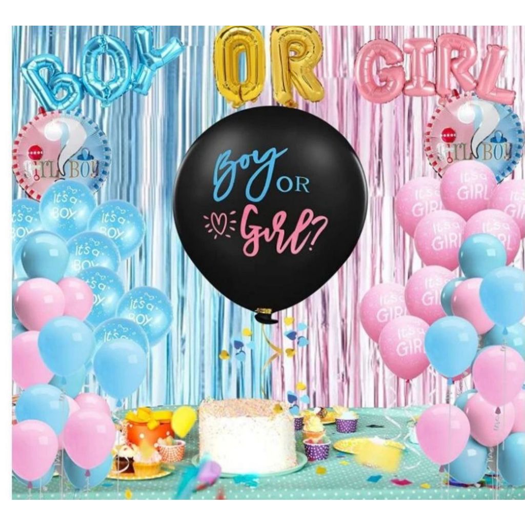 Balão Bexiga Látex Para Chá de Revelação Grande em Oferta na Shopee