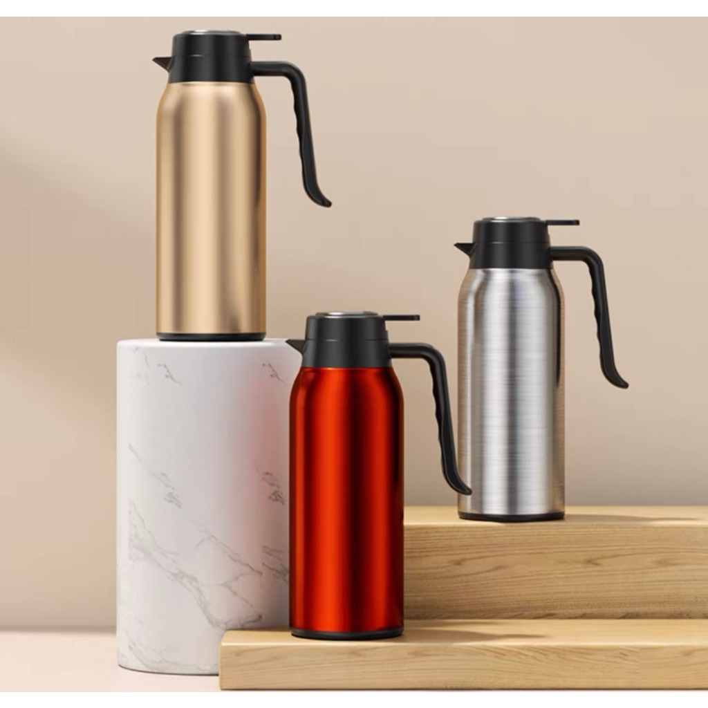 Runtoo Utilidades para Casa-Garrafa Termica De Cafe E Cha 1500ml Para Mesa De Luxor