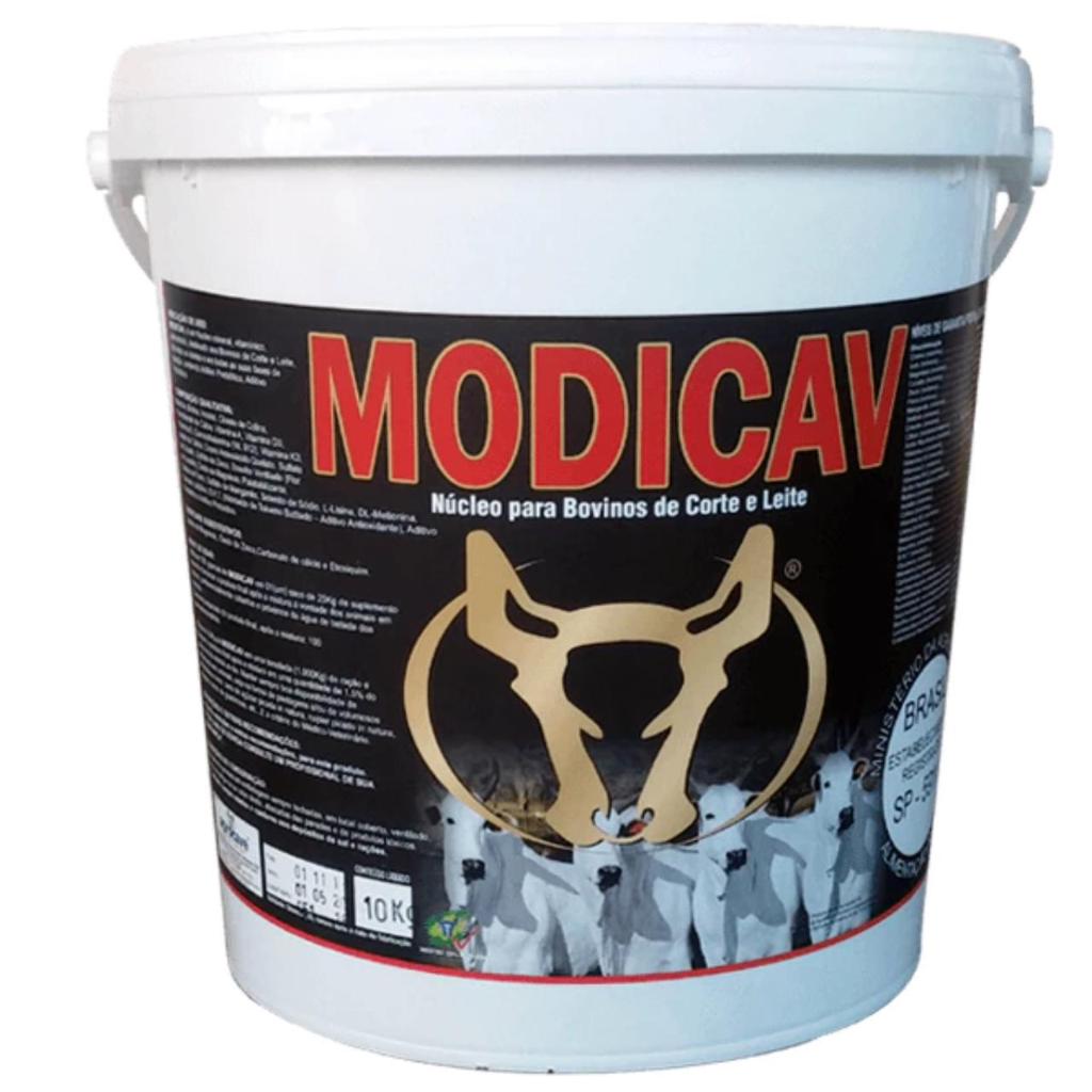 Modicav 5kg Núcleo para misturar na ração Suplemento - Agrocav Bovinos de Corte e Leite.