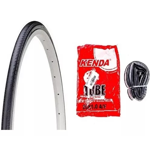 Pneu Slick Aro 26 Kenda 1.0 K196 Kontender com Câmara Kenda 26x1.0 - Sports & Outdoors