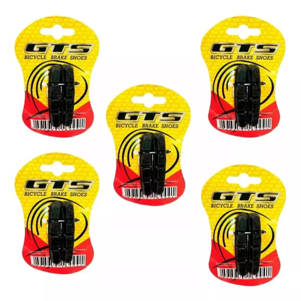 Kit 5 Pares Sapatas De Freio V-brake 70mm Modelo Orbital Gts em Oferta na Shopee