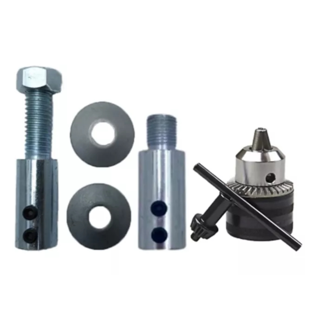 2 Prolongador Eixo 1/2 Polegada Direita Esquerda + Mandril em Oferta na Shopee