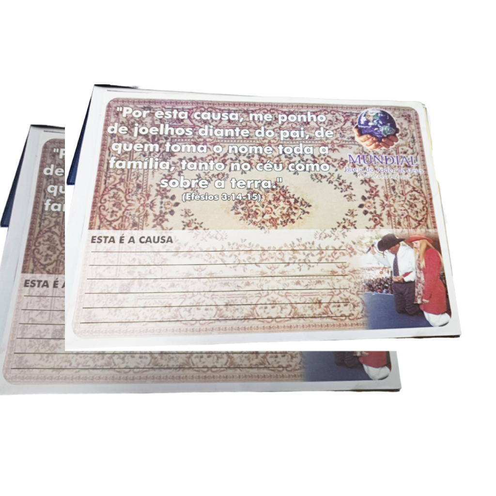 Imagem Tapete Oração Impd A4 100 unidades