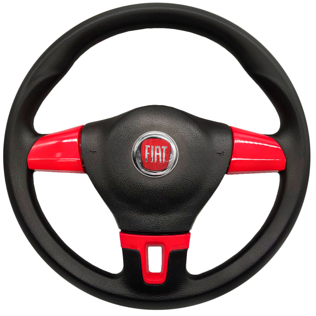 VOLANTE ESPORTIVO JETTA TSI VERMELHO FERRARI PALIO SIENA STRADA STILO ELBA BRAVA DUCATO